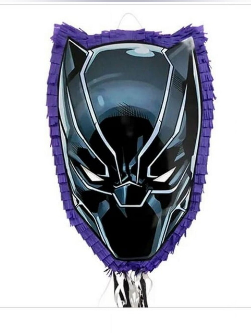 Black & Purple Superhero Mask Party Pinata - Brand: